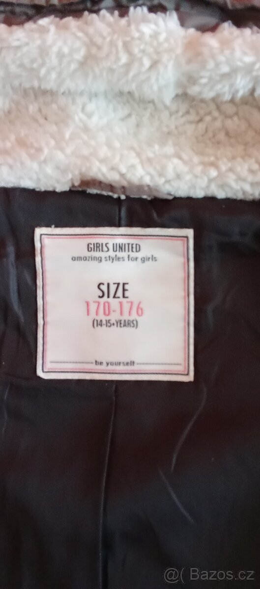 Dívčí zimní bunda ( vel. 170/176, věk 14-15 roků) - 6