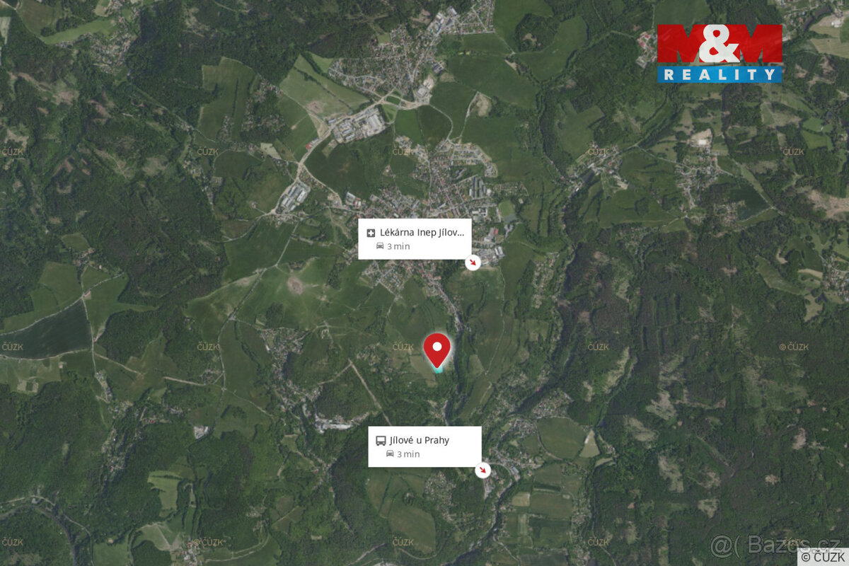 Prodej louky, 18692 m², Jílové u Prahy - 6