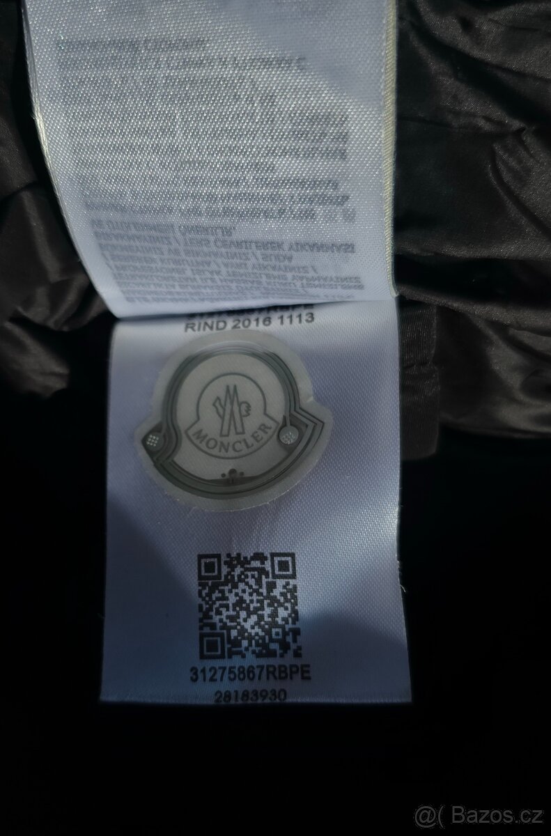 Nová luxusní péřová bunda MONCLER , orig 1x na sobě - 6