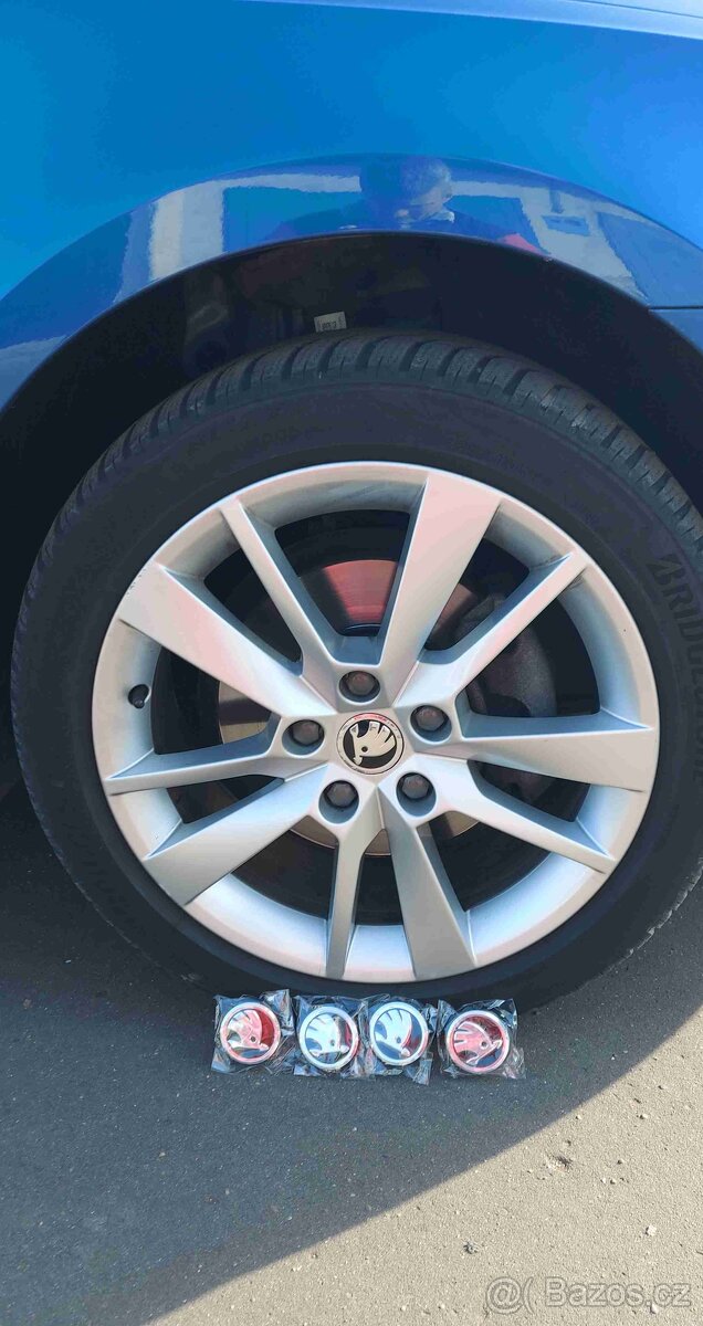 Středové pokličky-Škoda:Superb,Octávie,Fabie, ø 56mm, nové. - 6