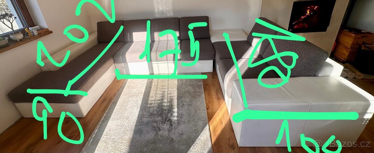 Kožená sedací souprava - 6