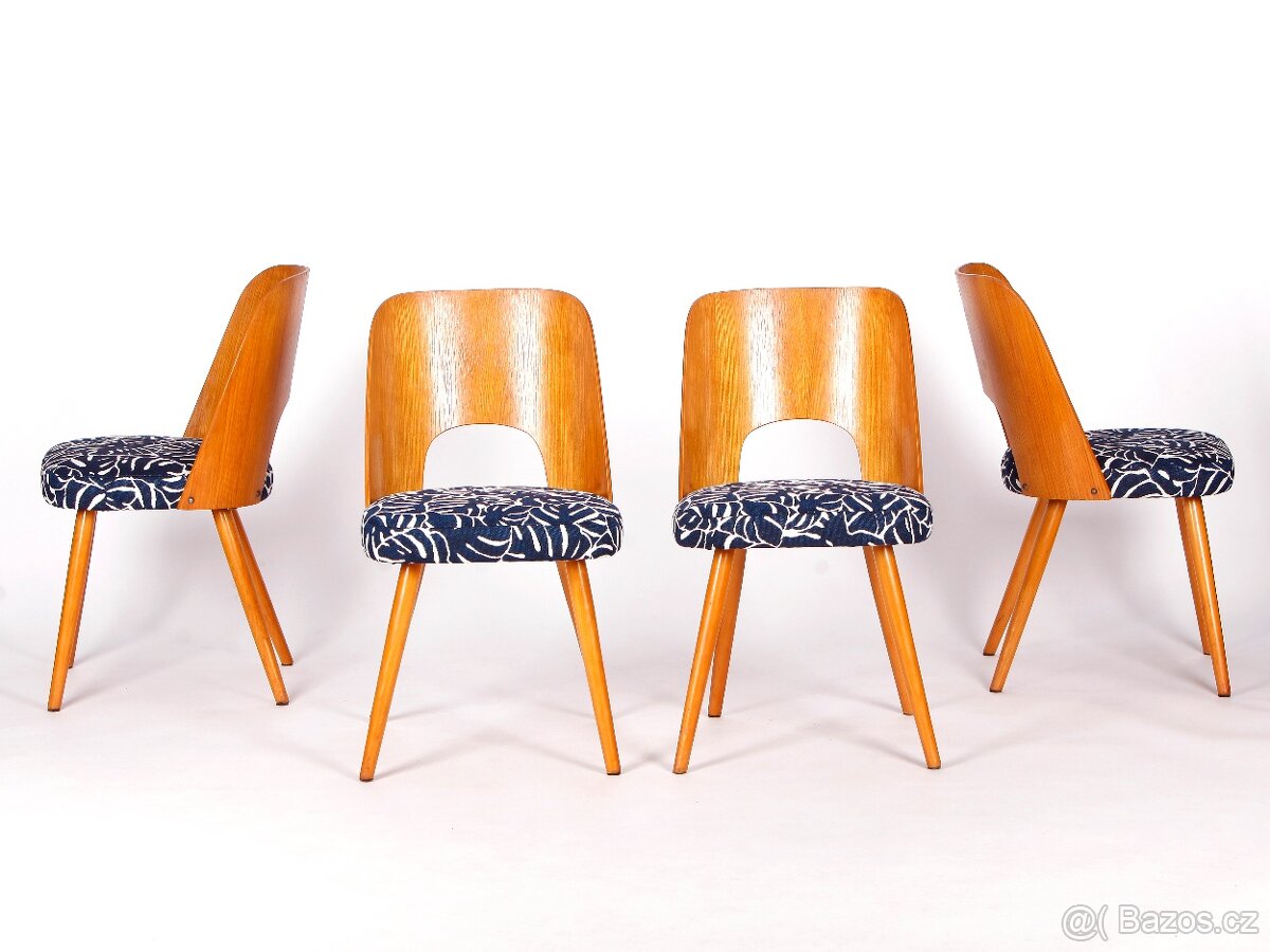 Ikonické židle O. Heardtl, 100% stav, 4 kusy. - 6