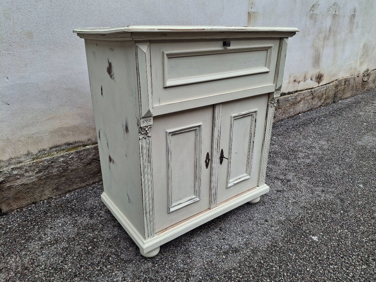 Starožitné lavabo skřínka po celkové renovaci - 6