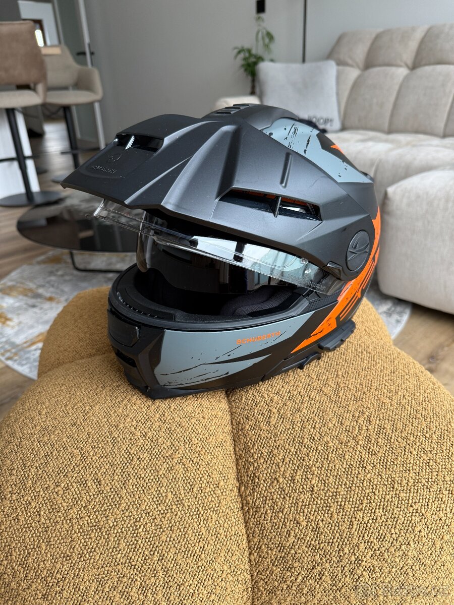 Helma Schuberth E2 Explorer Orange (M 57-58cm) - 6