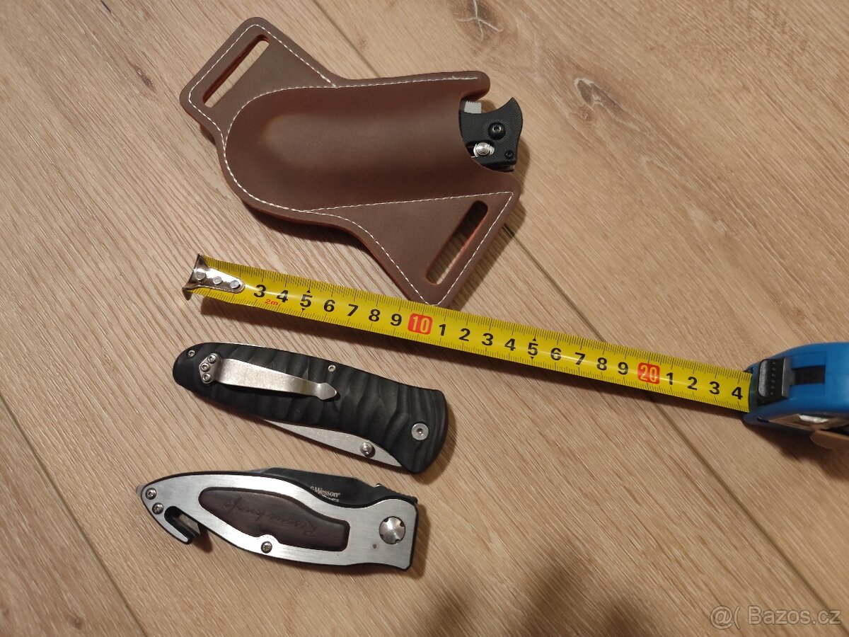 Pouzdro na nůž opaskové, hnědé - 6