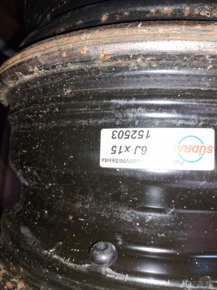 Plechové disky 5x100 r15 - 6