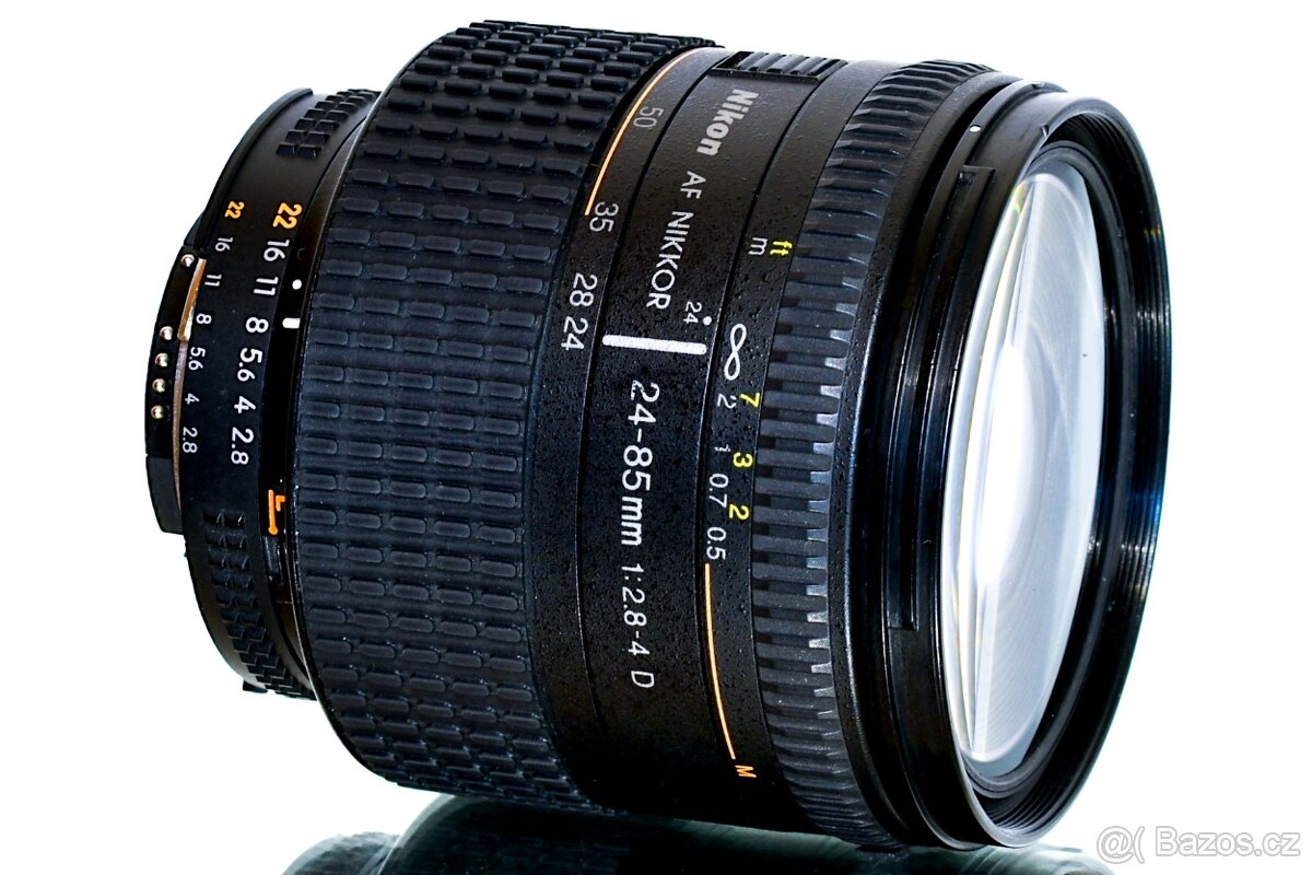 Nikon AF Nikkor 24-85mm 1:2,8-4 D + UV filtr TOP STAV - 6