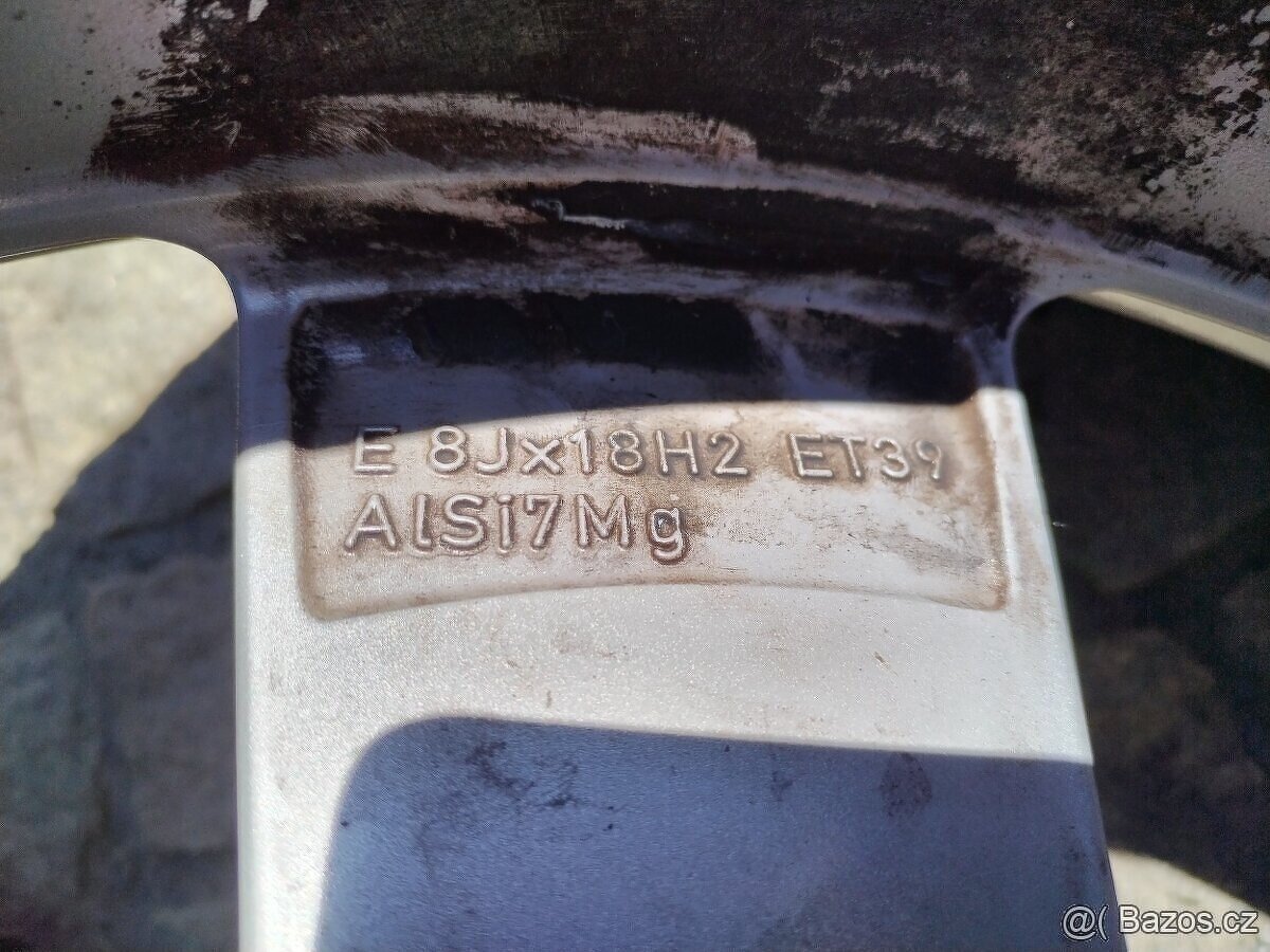 AUDI A6 orig alu. disky 5x112 R18 225/55/18 ZIMA - 6