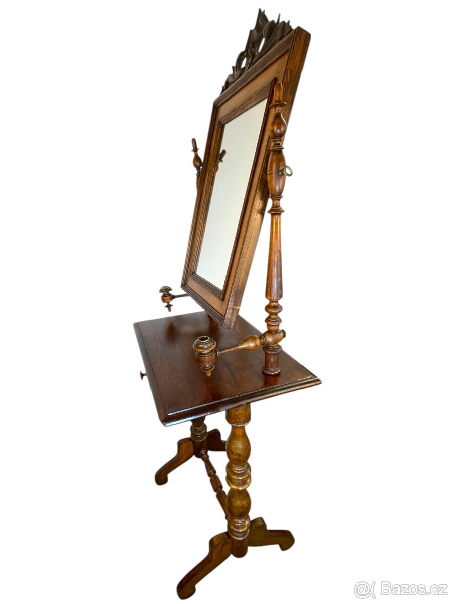 Starožitný toaletní stolek - historismus - 6