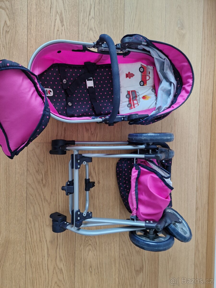 Kočárek pro panenky Bayer Chic Mika 2v1 - 6