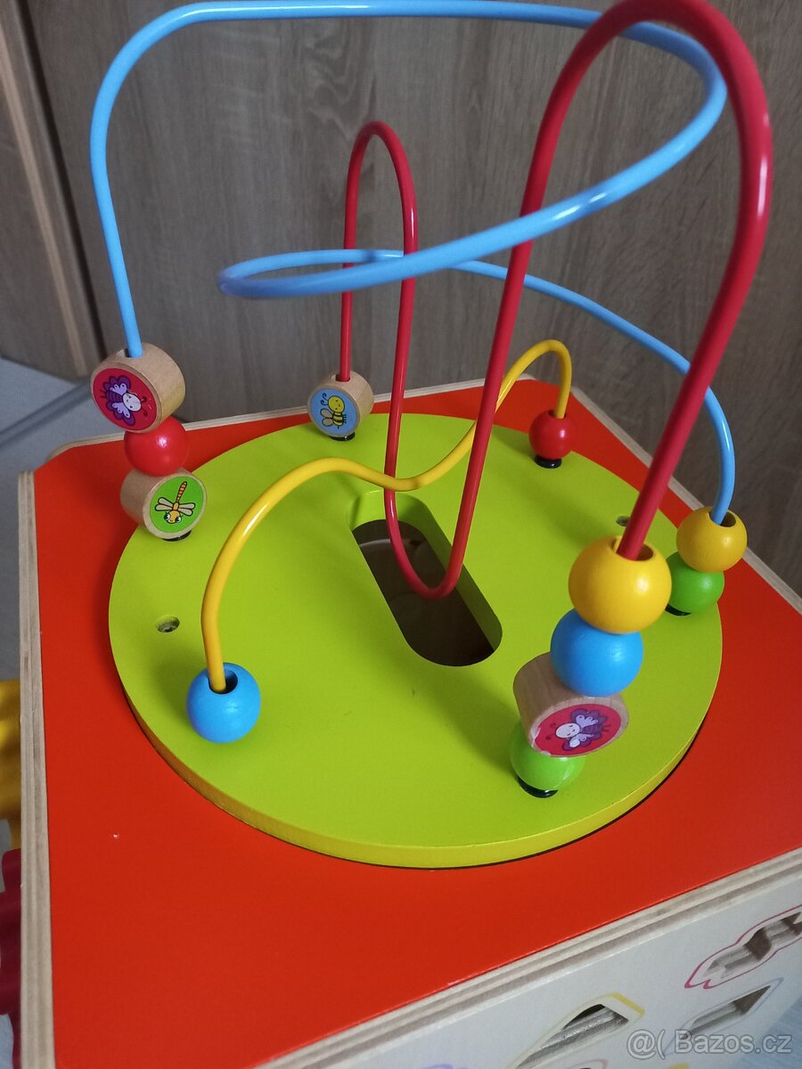 Velká dřevěná hrací kostka - 6