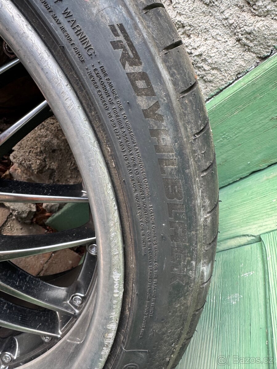 5x100 R18 Voltec Barracuda včetně podložek z 5x100 na 5x112 - 6