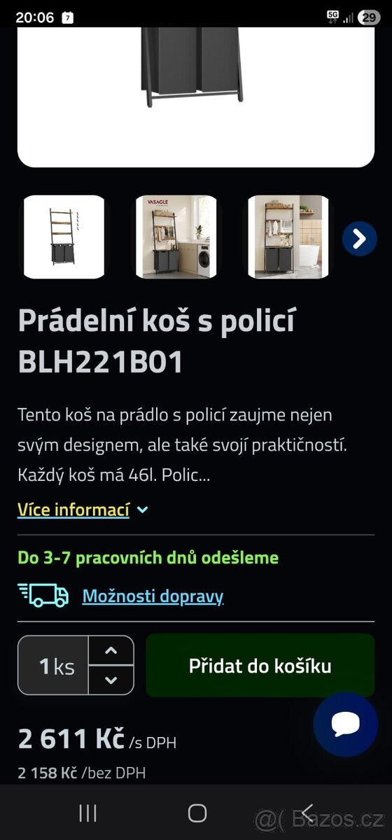 NOVÝ KOŠ NA PRÁDLO S VĚŠÁKEM - 6