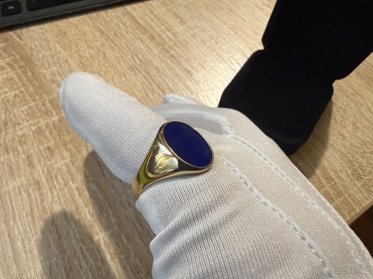 Zlatý panský prsten 10,88g 585/1000 - 6