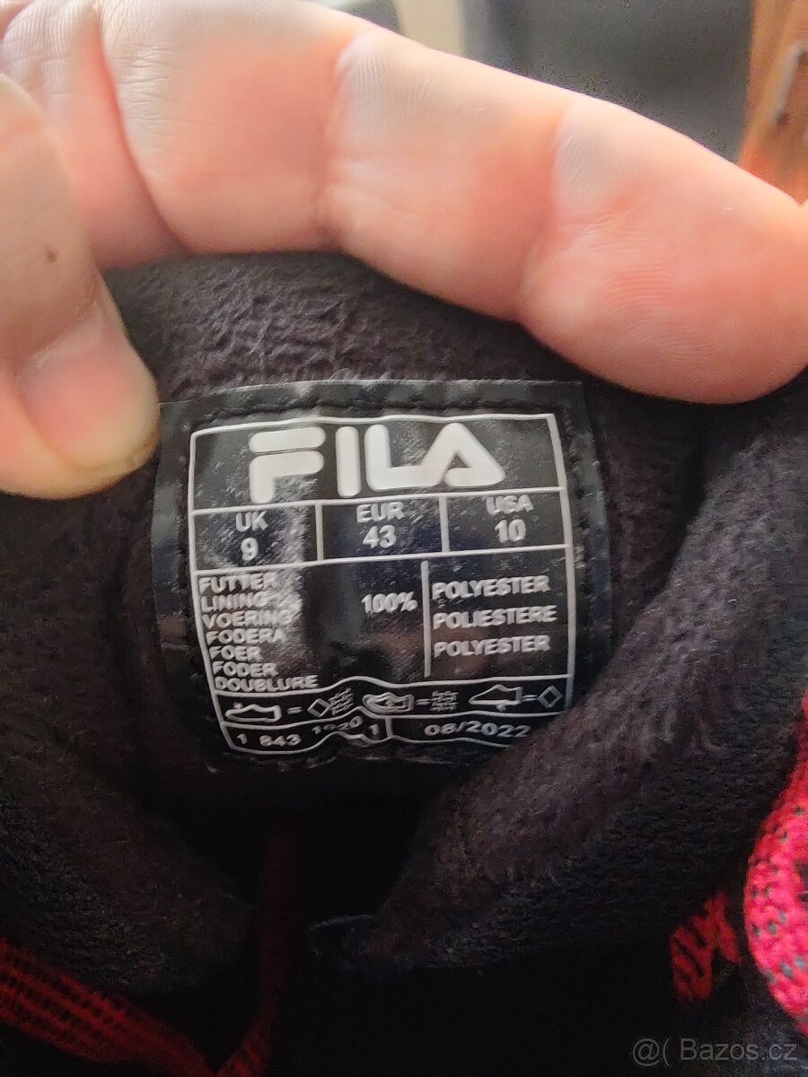 Zimní boty FILA vel:43, ADIDAS vel:43,5 - 6