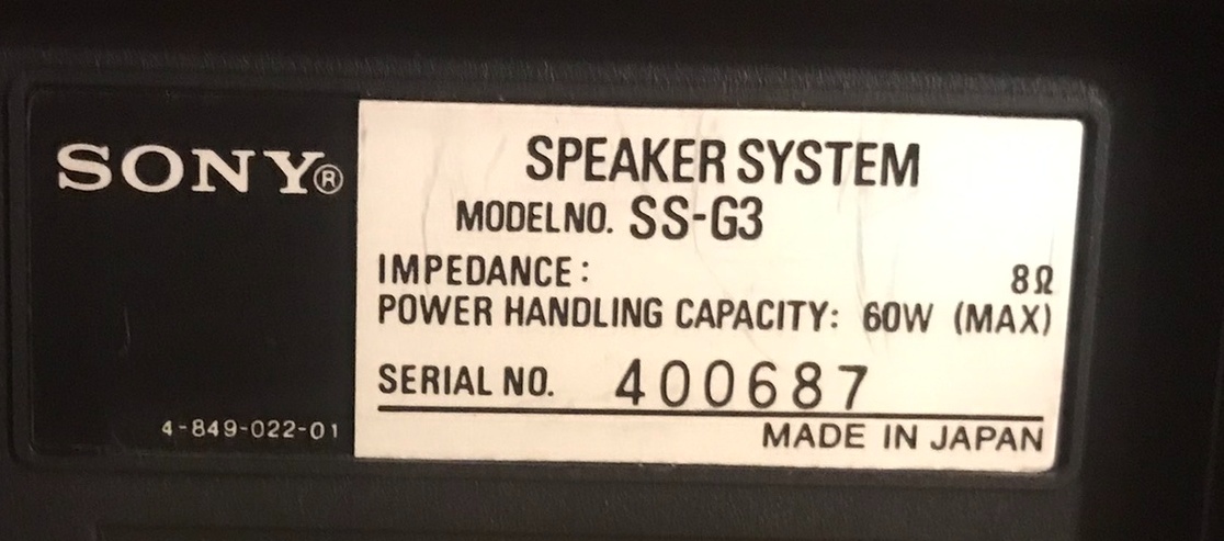 VINTAGE RARITNÍ REPRO SONY SG-3 (ROK 1977) 60/120W - 6