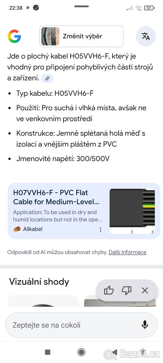 Plochý měděný kabel - 6