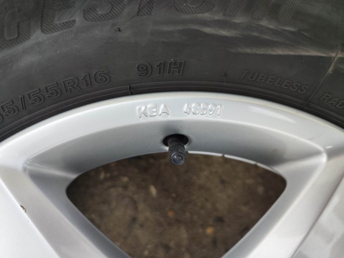 16"zimní alu sada Aspen 5x112 origo Golf 7 6 Touran Caddy - 6