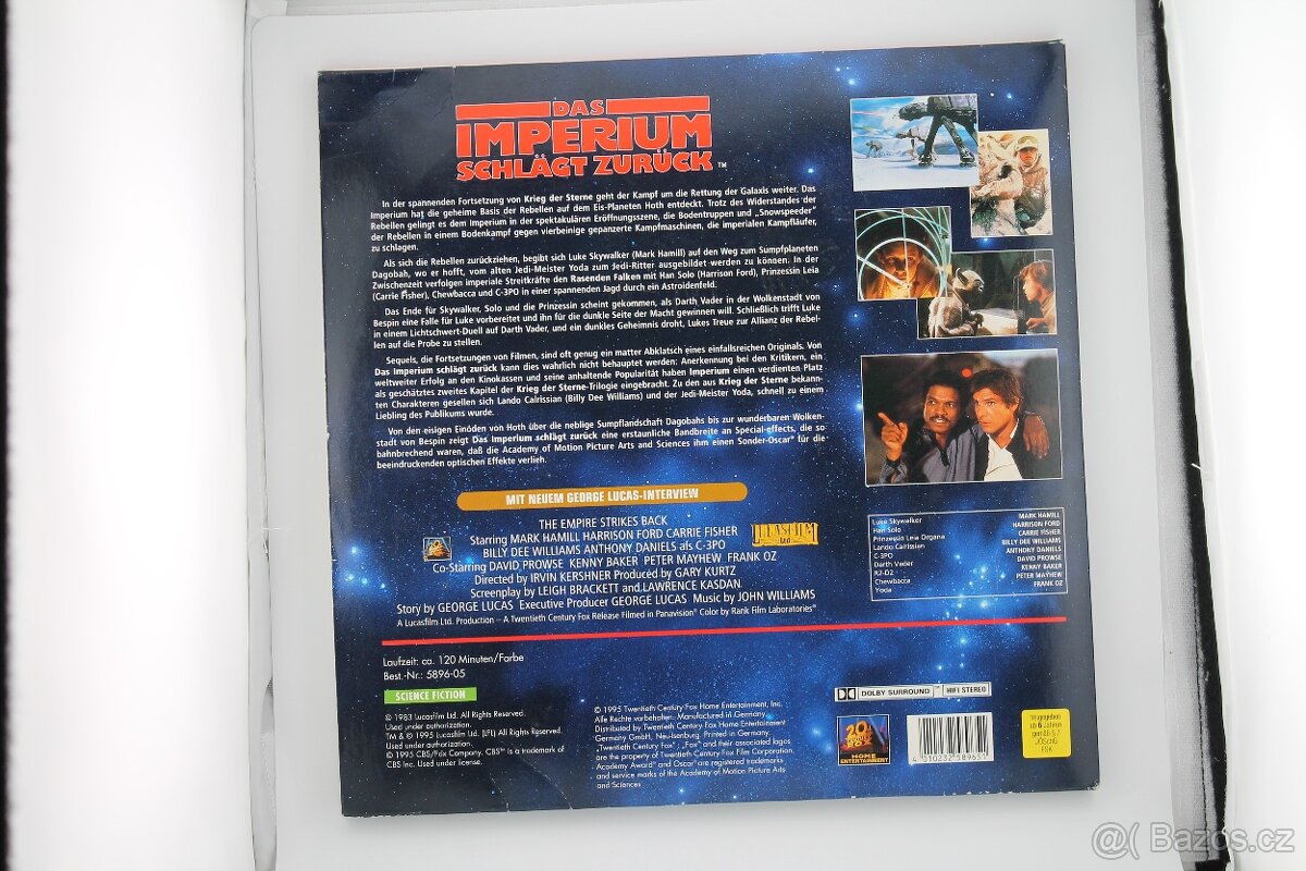Laserdisc STAR WARS trilogie - 6