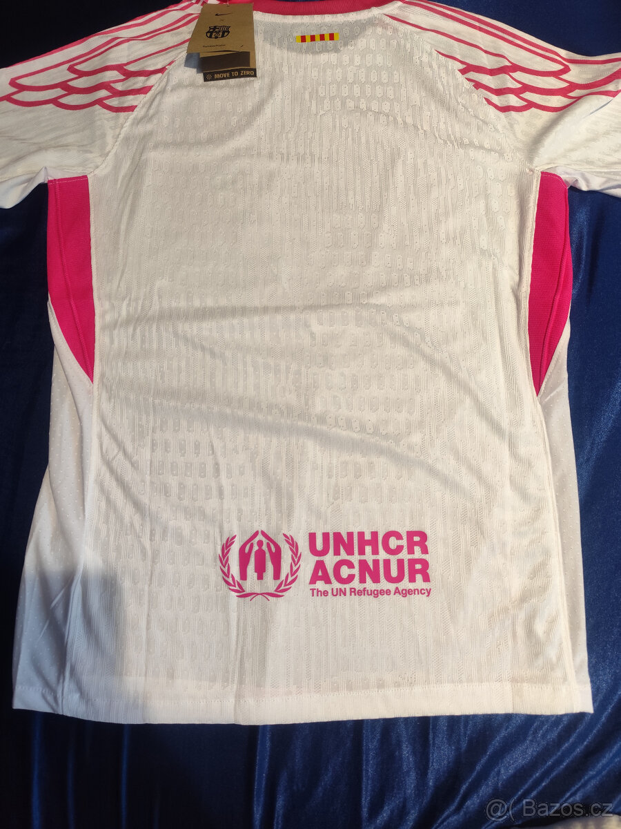 Dres Fc Barcelona Ružový Hráčsky Unikátny Nový s visačkami - 6