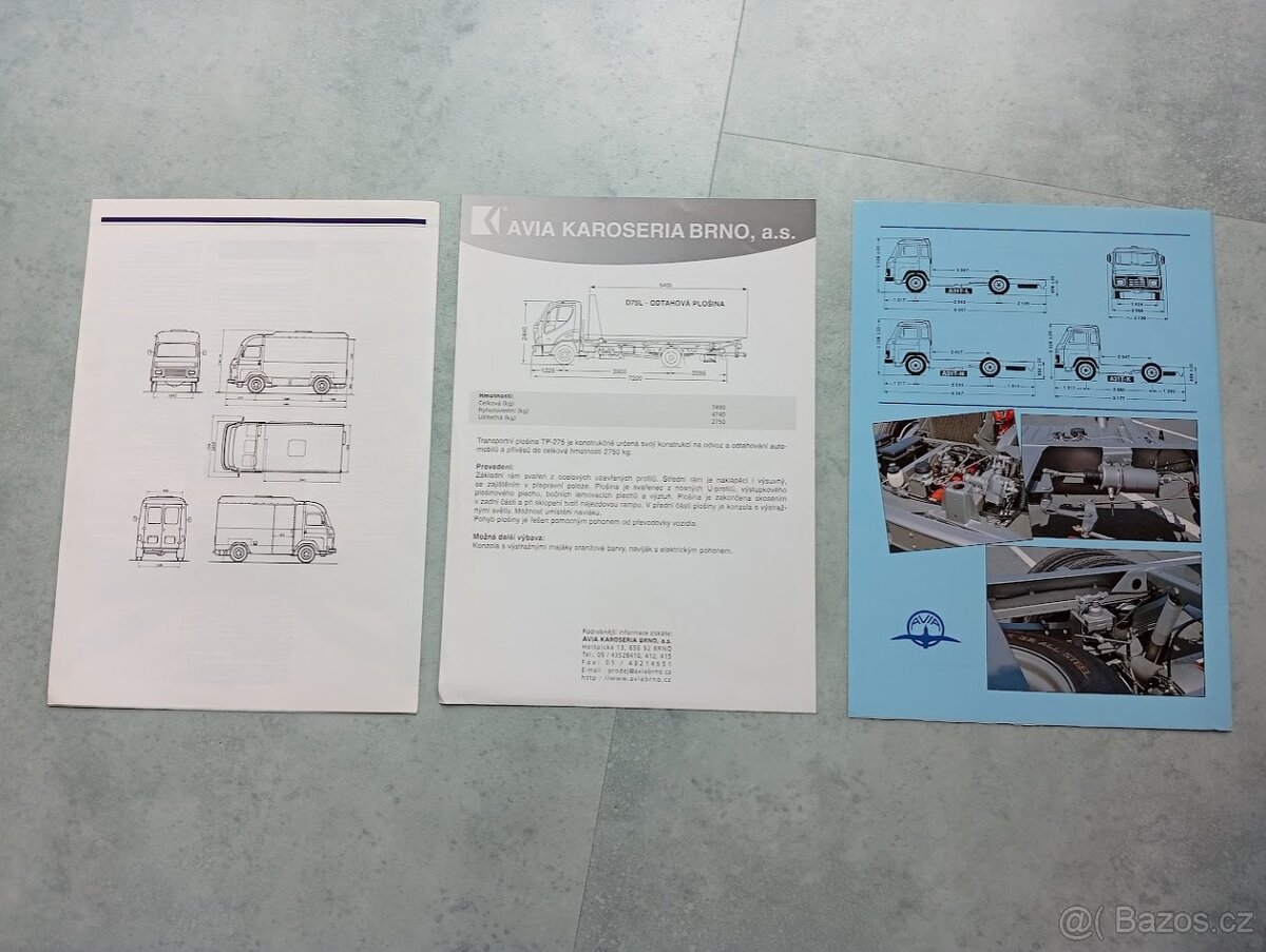 Avia 20, 30, 21, 31, 21.1, 31.1, 60, 75 - dokumentace - 6