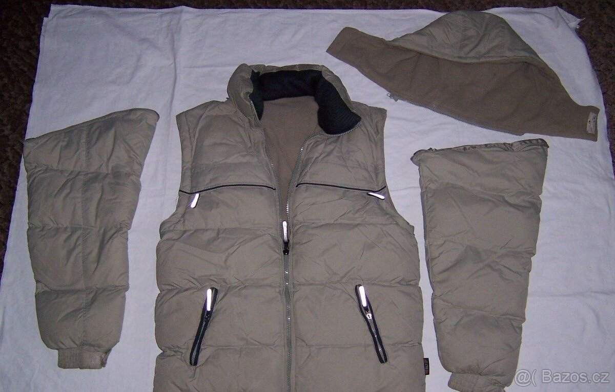 oboustranná teplá bunda s kapucí, vel. XL - 6