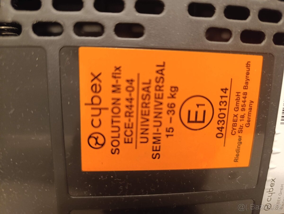 Dětská sedačka CYBEX SOLUTION M-FIX,15-36KG - 6