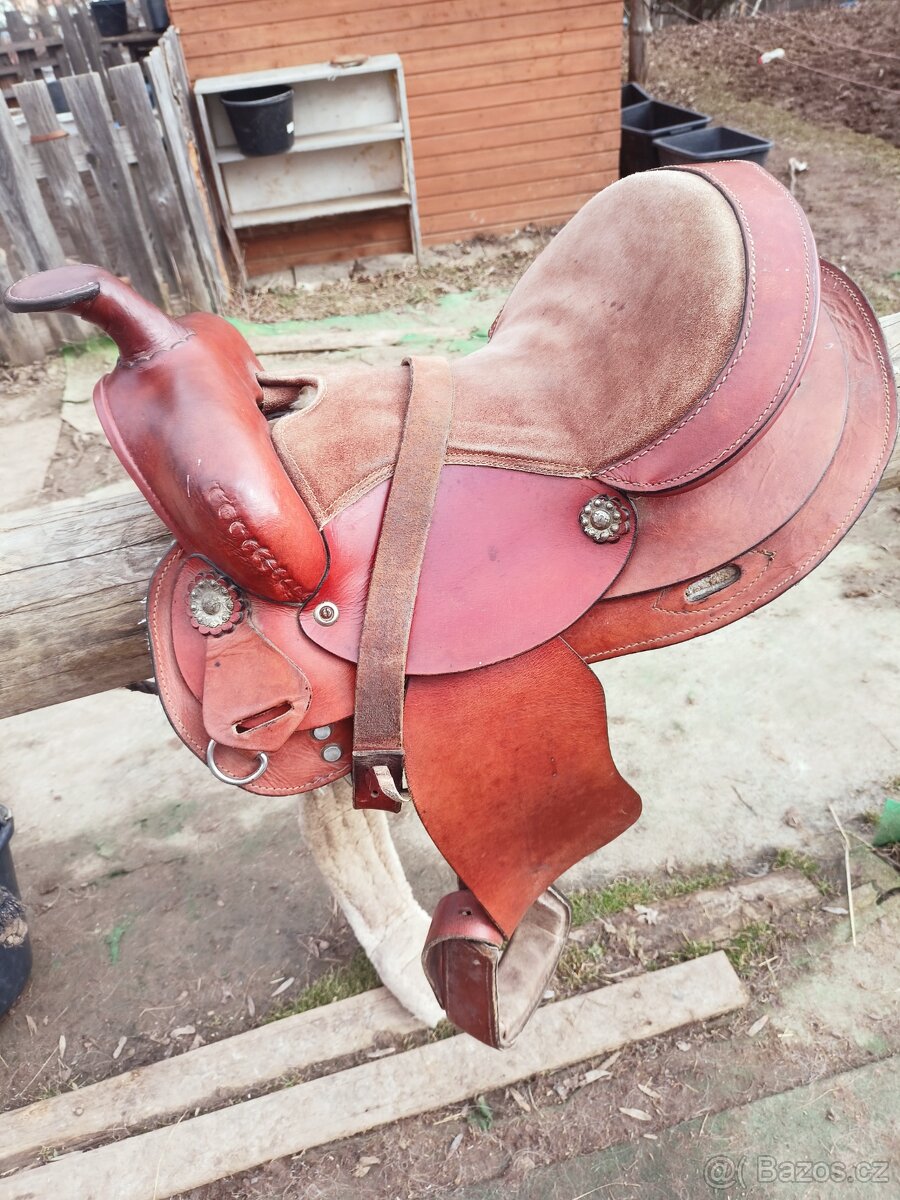 Westernové sedlo pony - 6