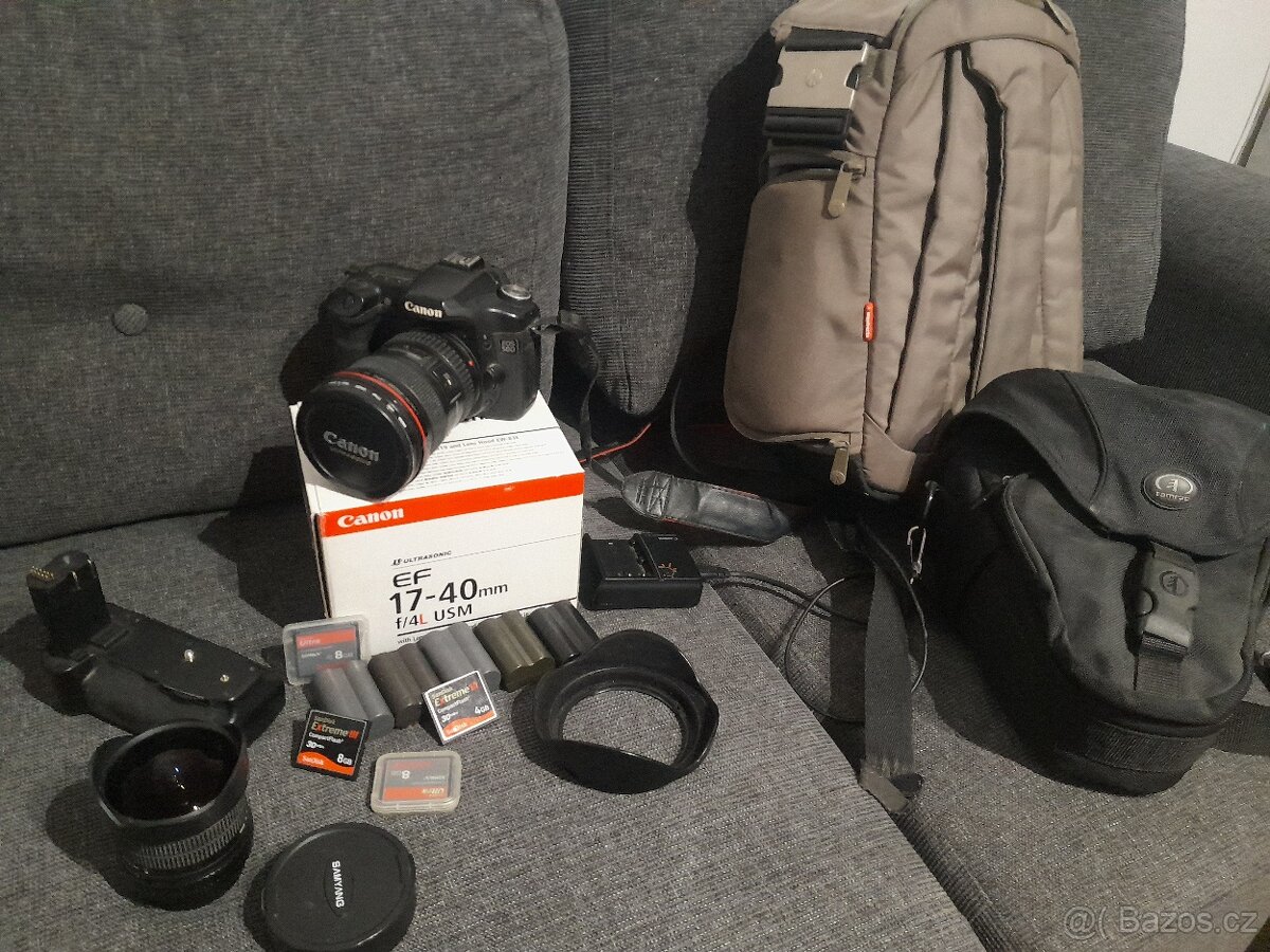 Canon 50D + objektivy + příslušenství - 6