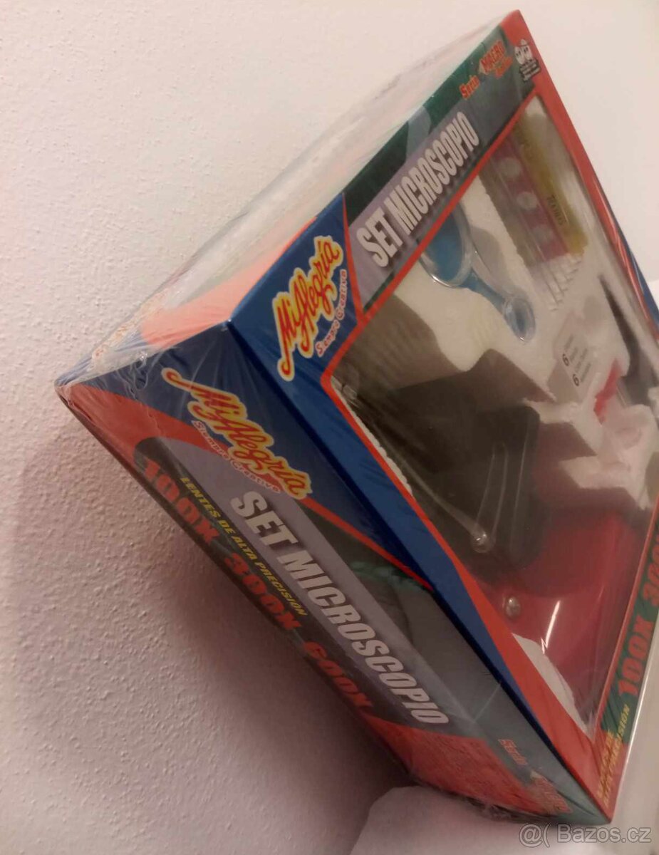 Dětský set mikroskop zcela nový +doplňky SLEVU hračka - 6