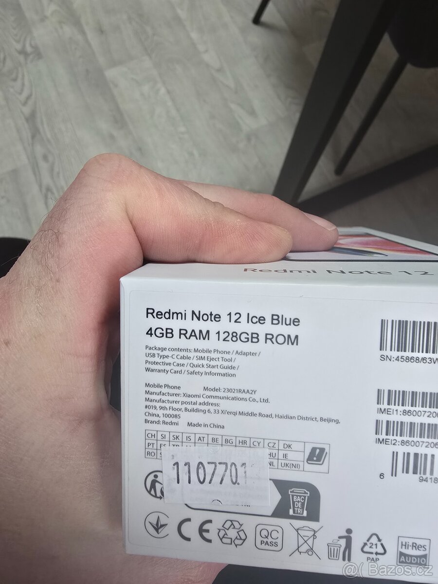 Prodám Xiaomi Redmi Note 12 modrá - 6