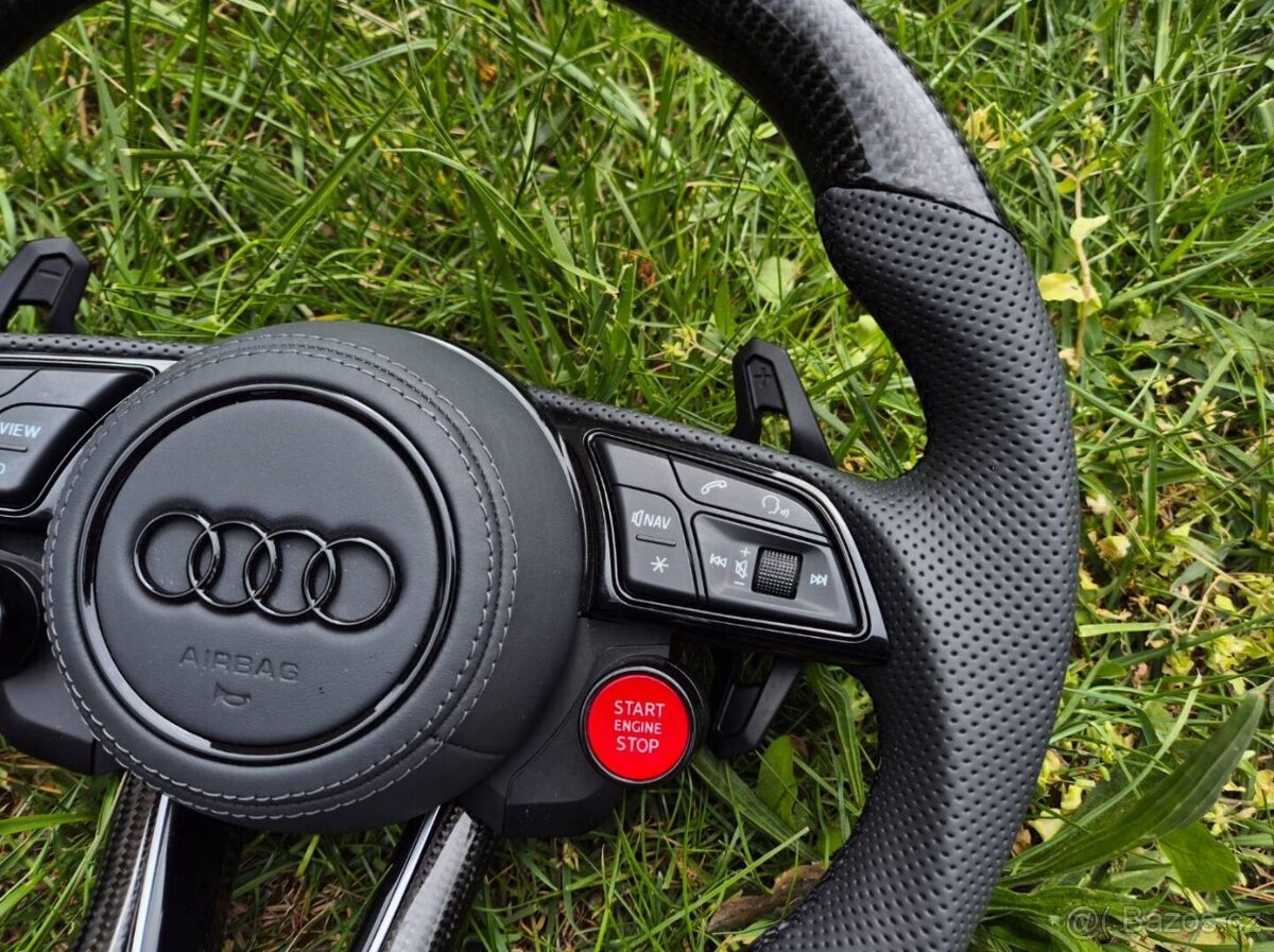KARBONOVY VOLANT AUDI so ŠTART/STOP DRIVE SELECT - 6