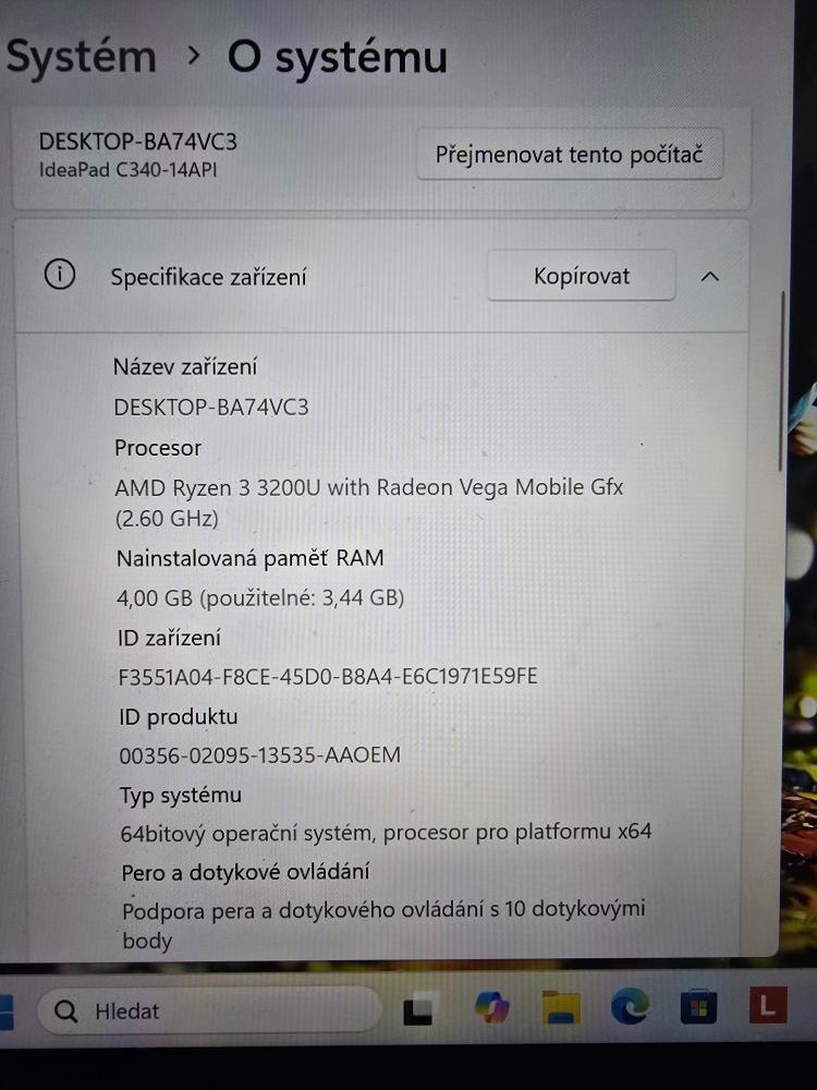Notebook Lenovo IdeaPad C340 - 6