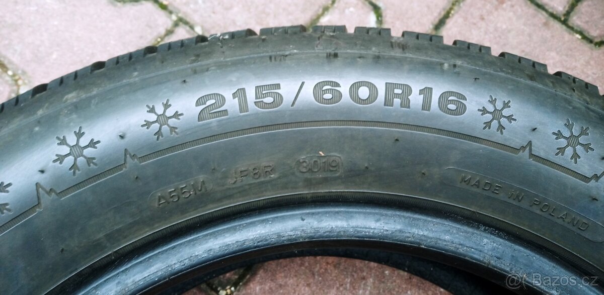 Pneu Dunlop Winter Sport 5 215/60/16 - 6