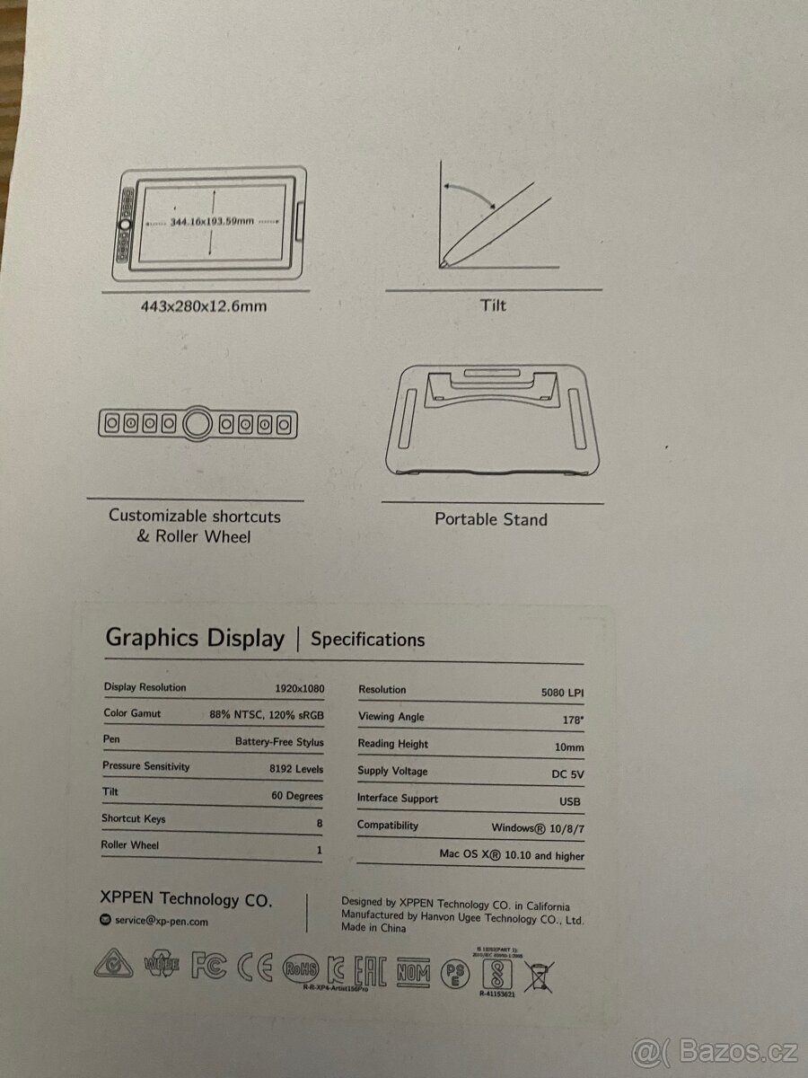 Xp Pen Artist 15.6 Pro - 6