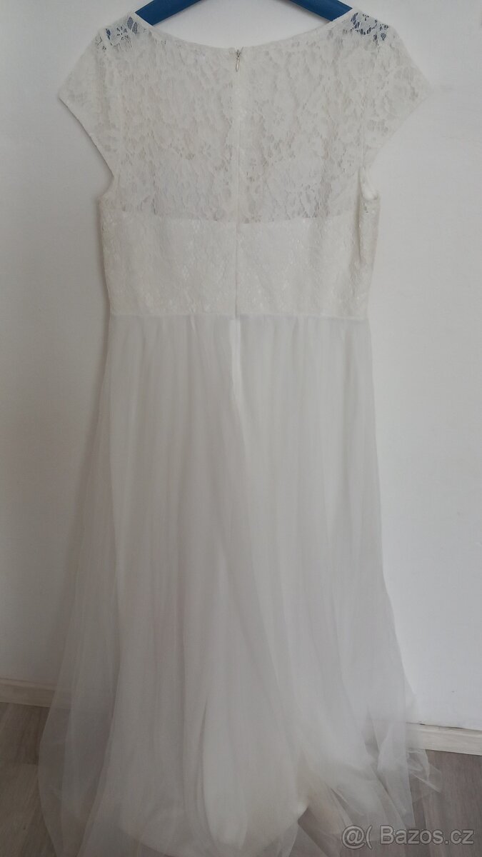 Svatební šaty velikost 44-46 - 6