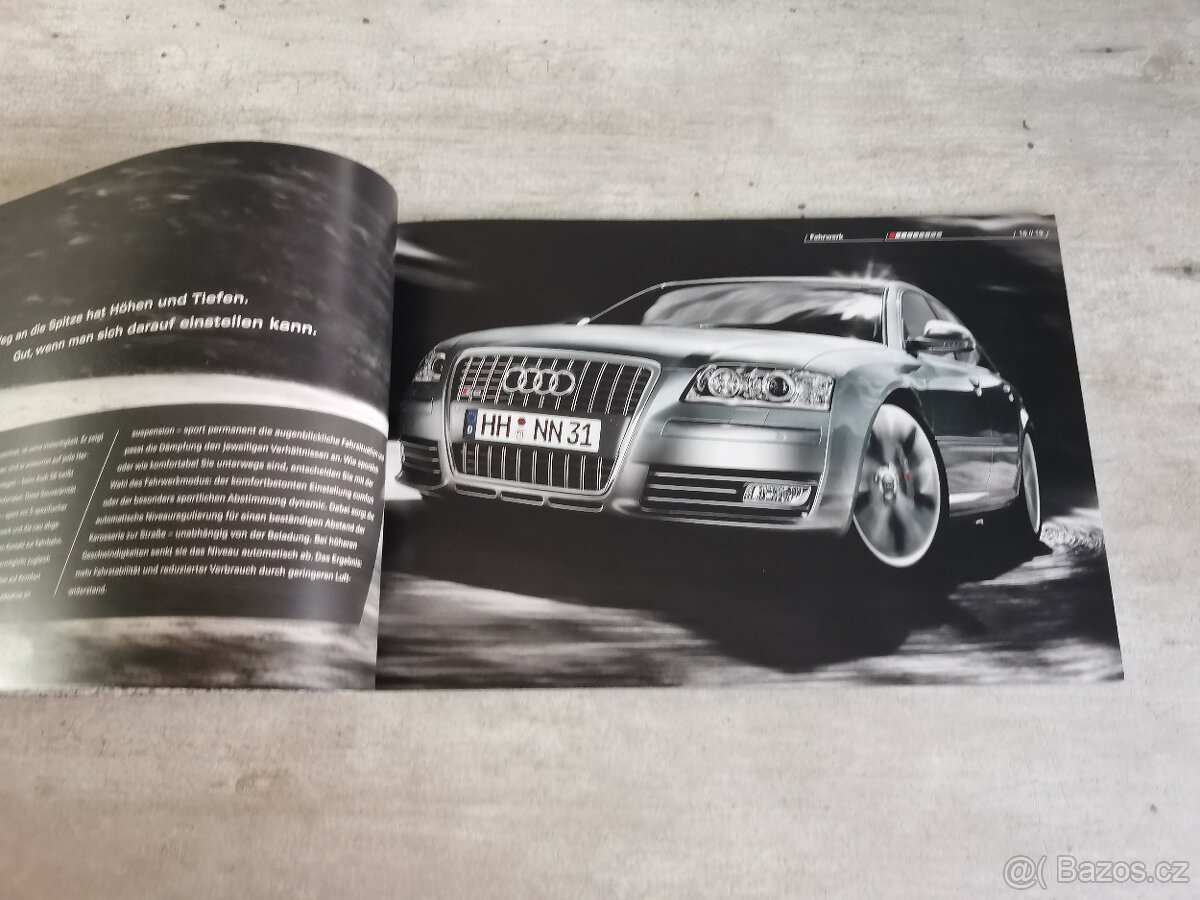 Prospekt Audi S8 D3, 52 stran, německy, 2007 - 6