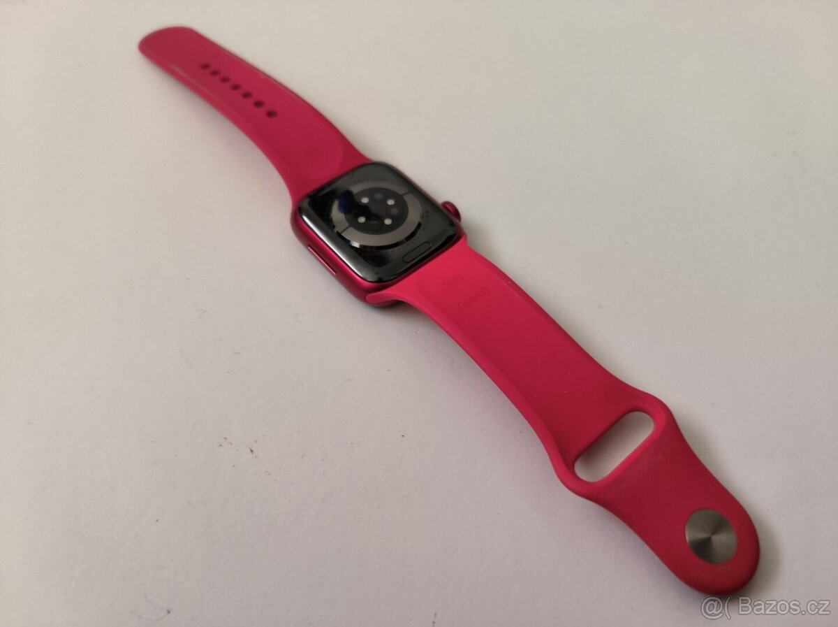 apple watch 7 41mm Red / Batéria 85% - 6