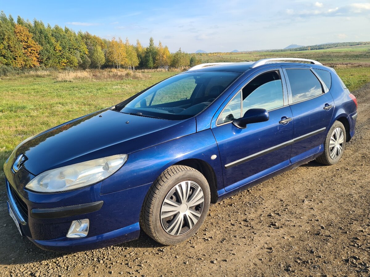 Peugeot 407 SW LPG 2.0 100kw,,bez koroze,Polokůže - 6
