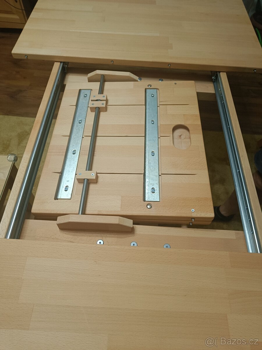 Dubový rozkládací stůl z XXX Lutz - 6