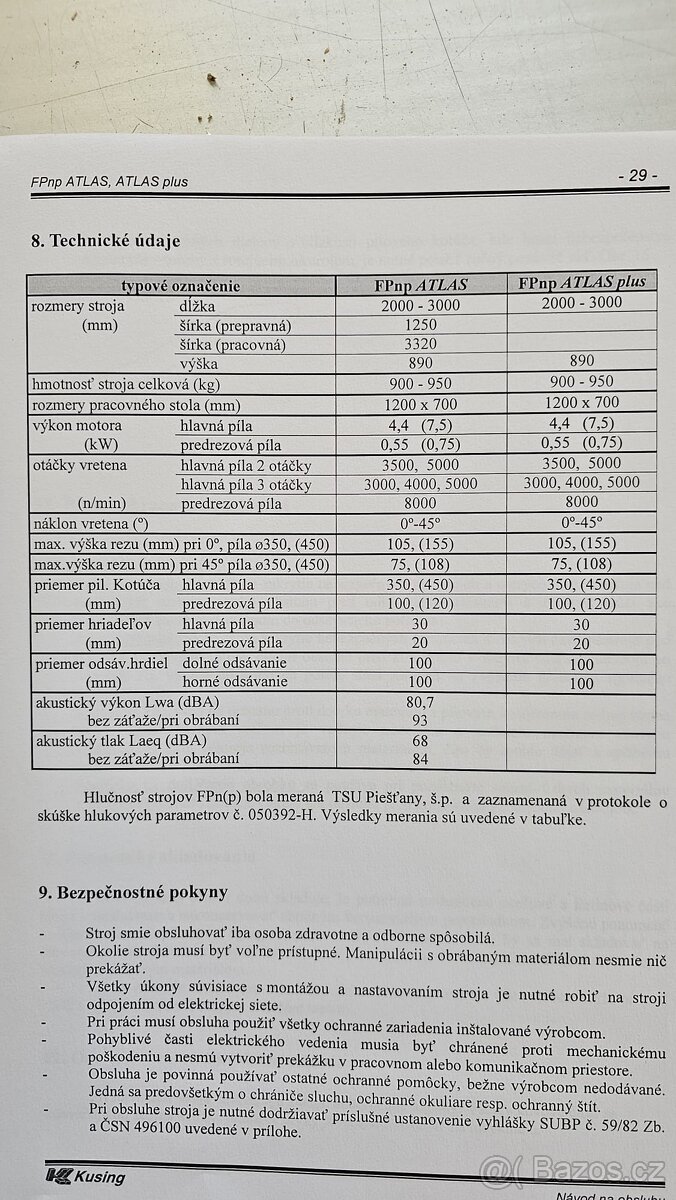 Formátovací pila Kusing s předřezem - 6