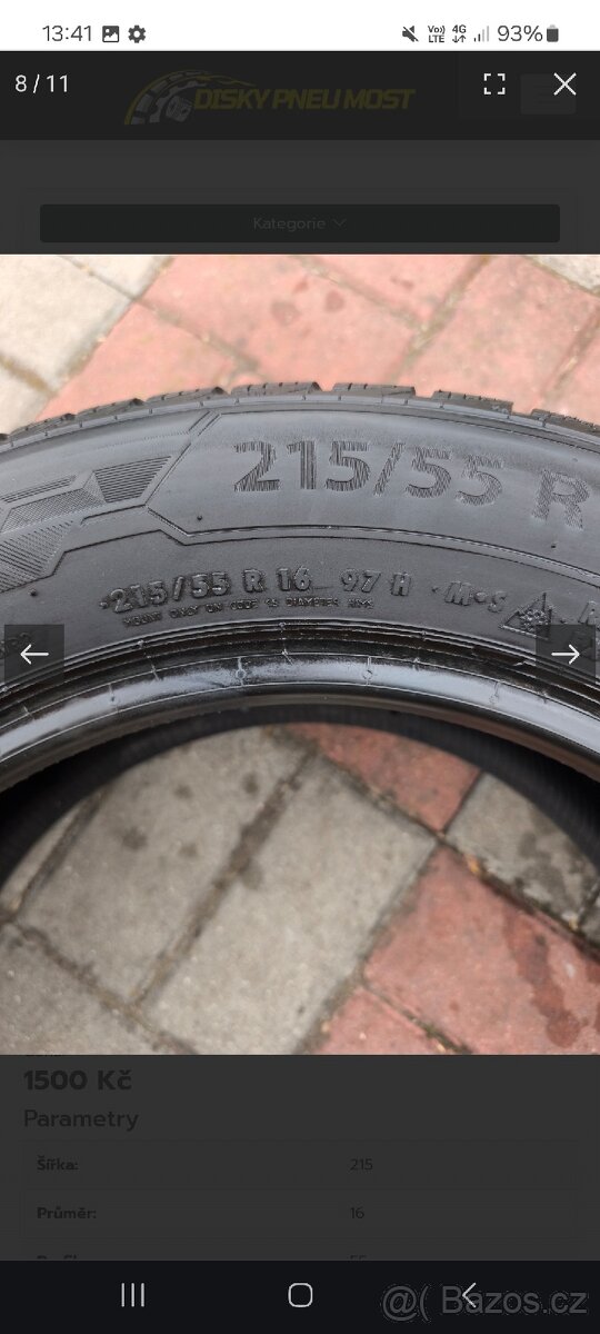215/55R16 5MM CONTINENTAL/BARUM 2018 - 6