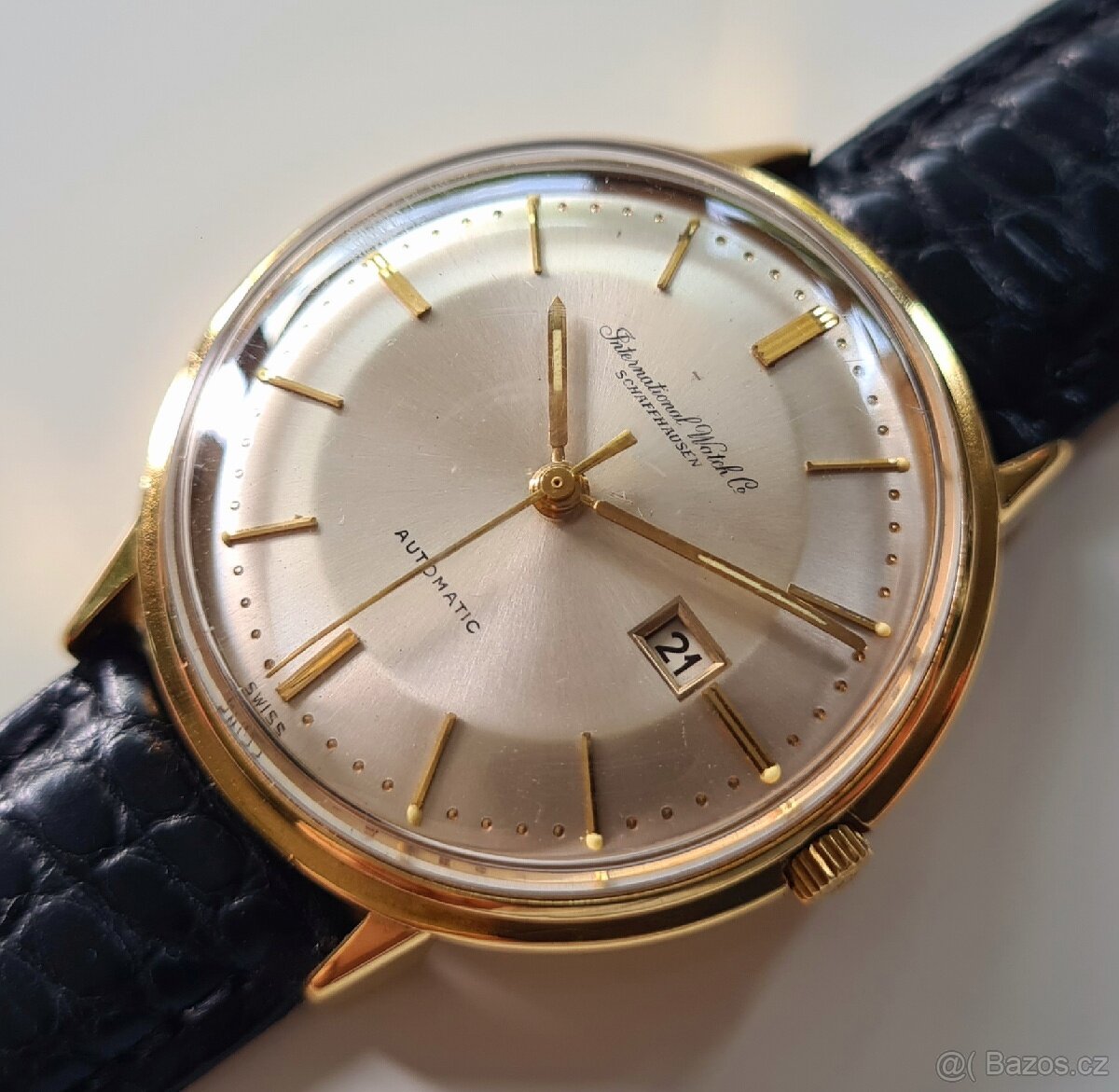 Pánské zlaté hodinky IWC Schaffhausen 18K - 6