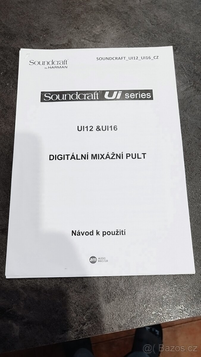 prodám digitální mix Soundcraft Ui16 - 6