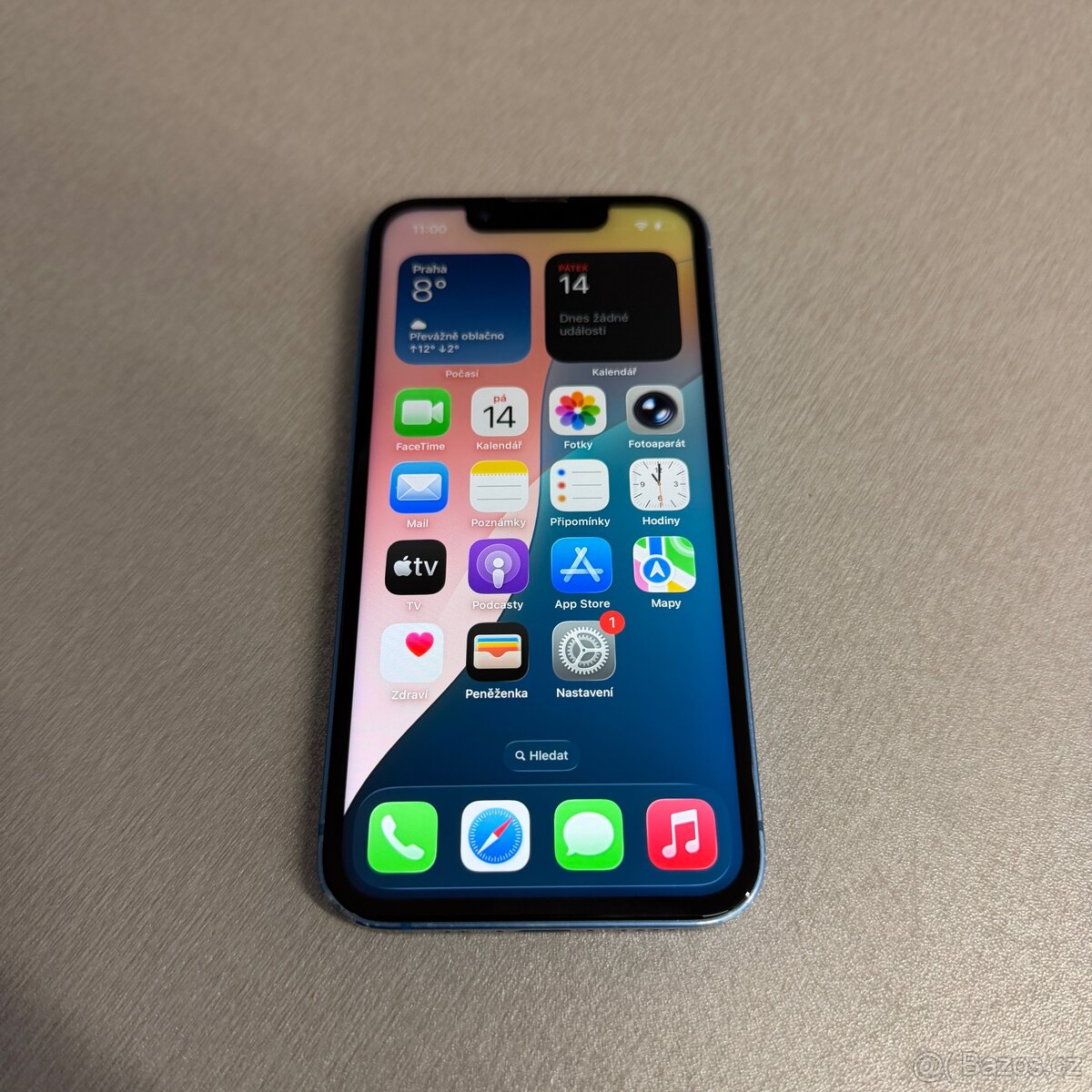 iPhone 13 mini 128GB modrý, pěkný stav, 12 měsíců záruka - 6