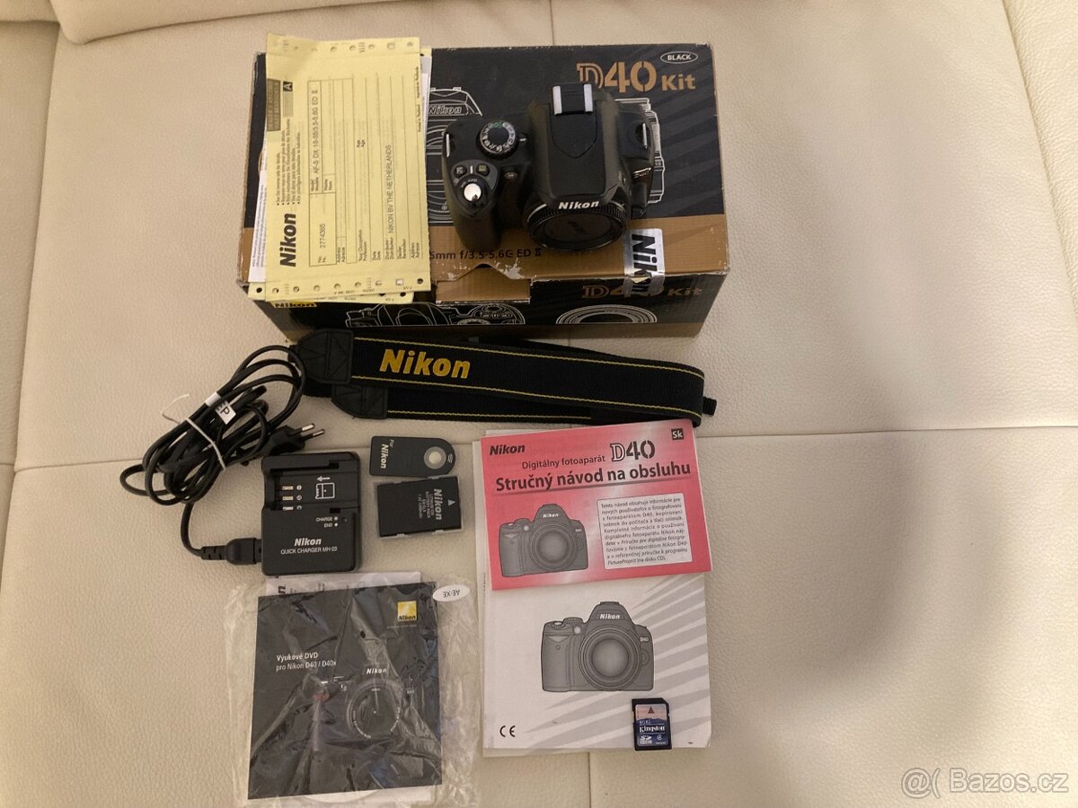 Prodám Nikon D40 – APS-C zrcadlovku - 6