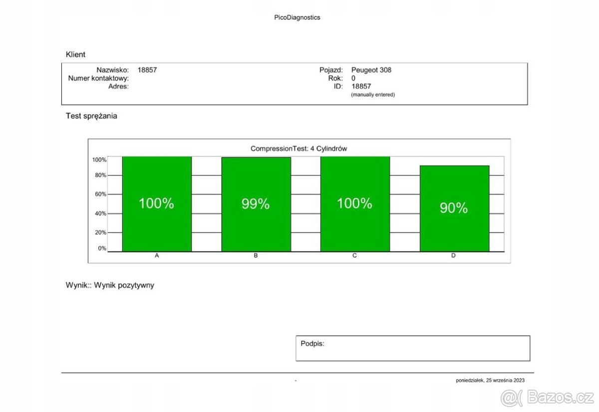 PEUGEOT 308 T7 1.6HDi 90HP MOTOR 9H02 - 6