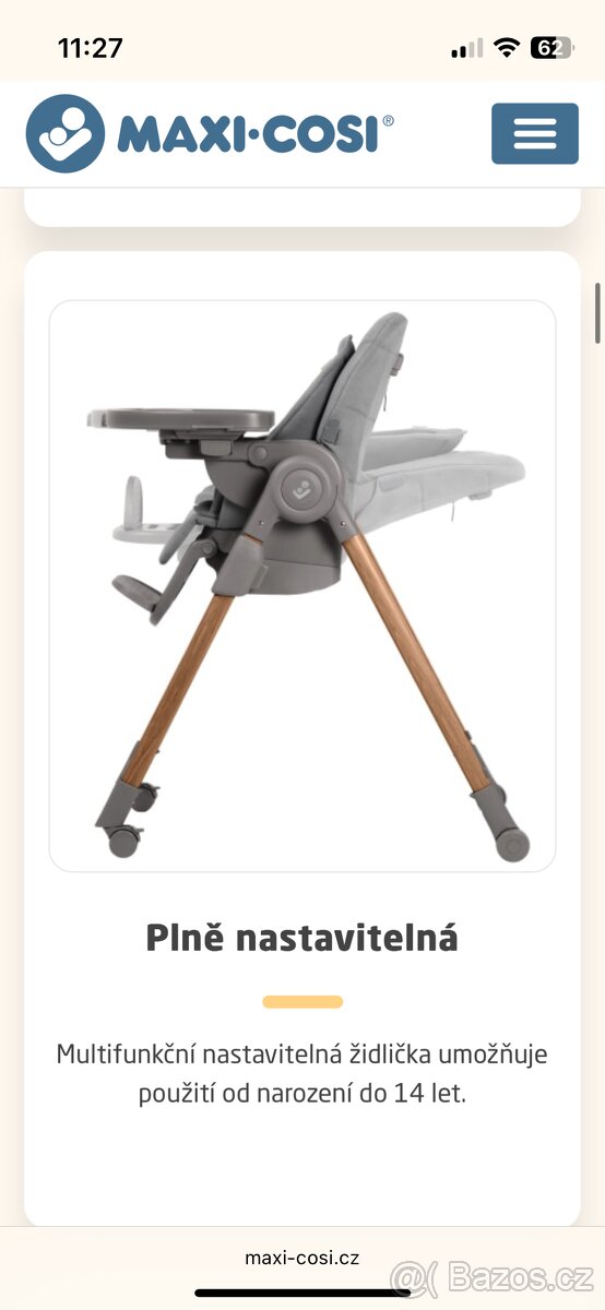 Jídelní židlička Maxi Cosi Minla - 6