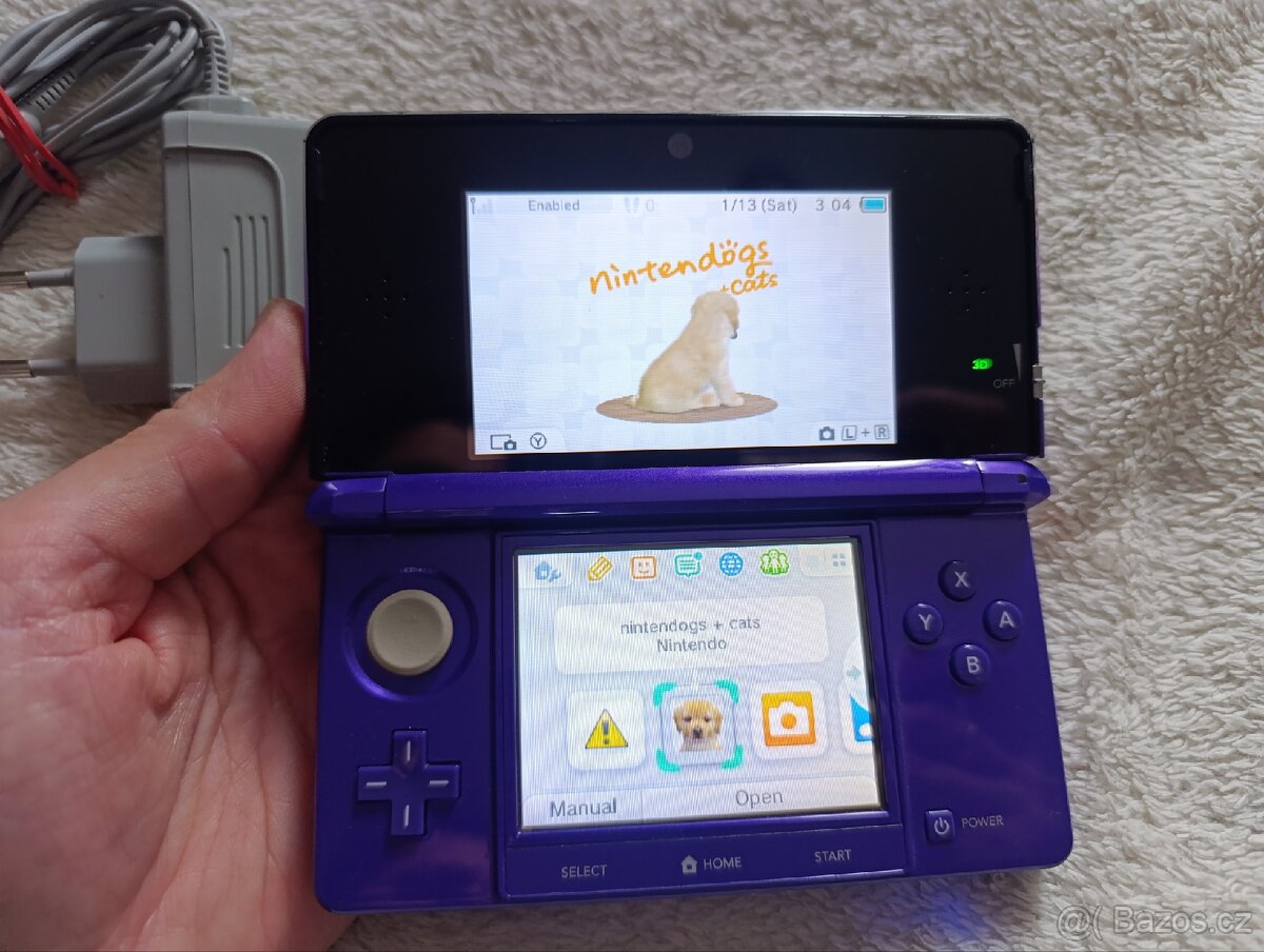 Nintendo 3DS Purple + Hra - 6