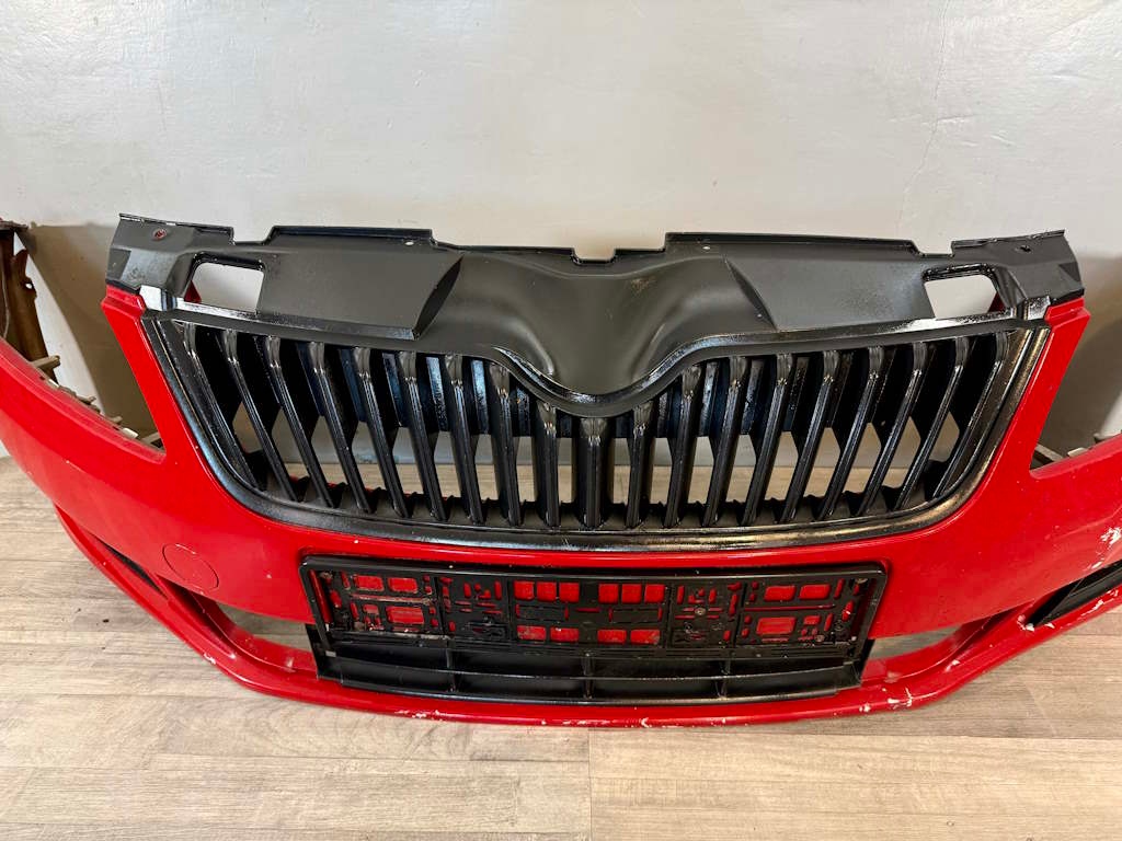 ŠKODA FABIA 2 FACELIFT nárazník + maska 5J0807221D - 6